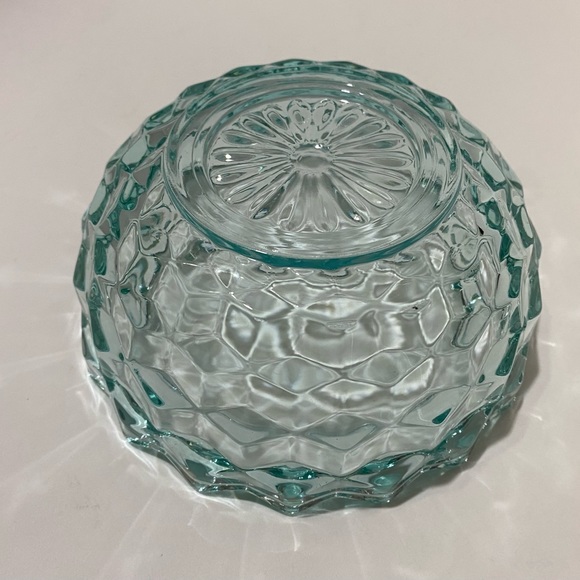 Indiana Glass Light Blue Candy Dish Vintage Mid Century Modern - May Be Flawed - Picture 3 of 6